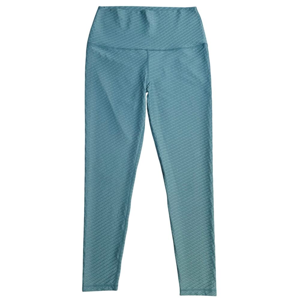 Born Primitive Paragon Textured Legging CrossFit Gym Workout Teal Women’s Large
